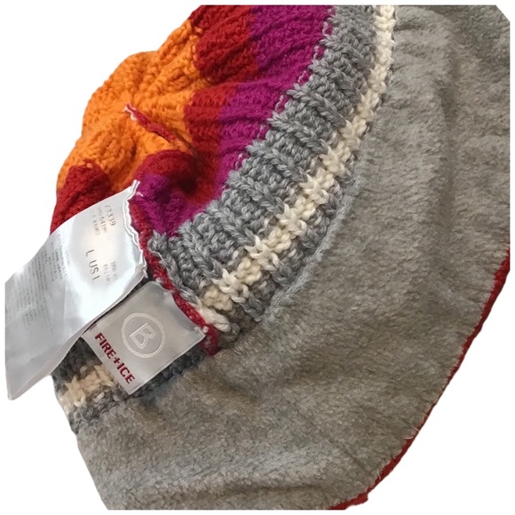 BOGNER - Fire + Ice Strip Knit Beanie Hat - Picture 14 of 16